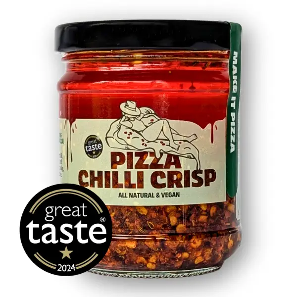 Pizza Chilli Crisp - knusprig-scharfes Topping für Pizza & Pasta I Trouble & Spice