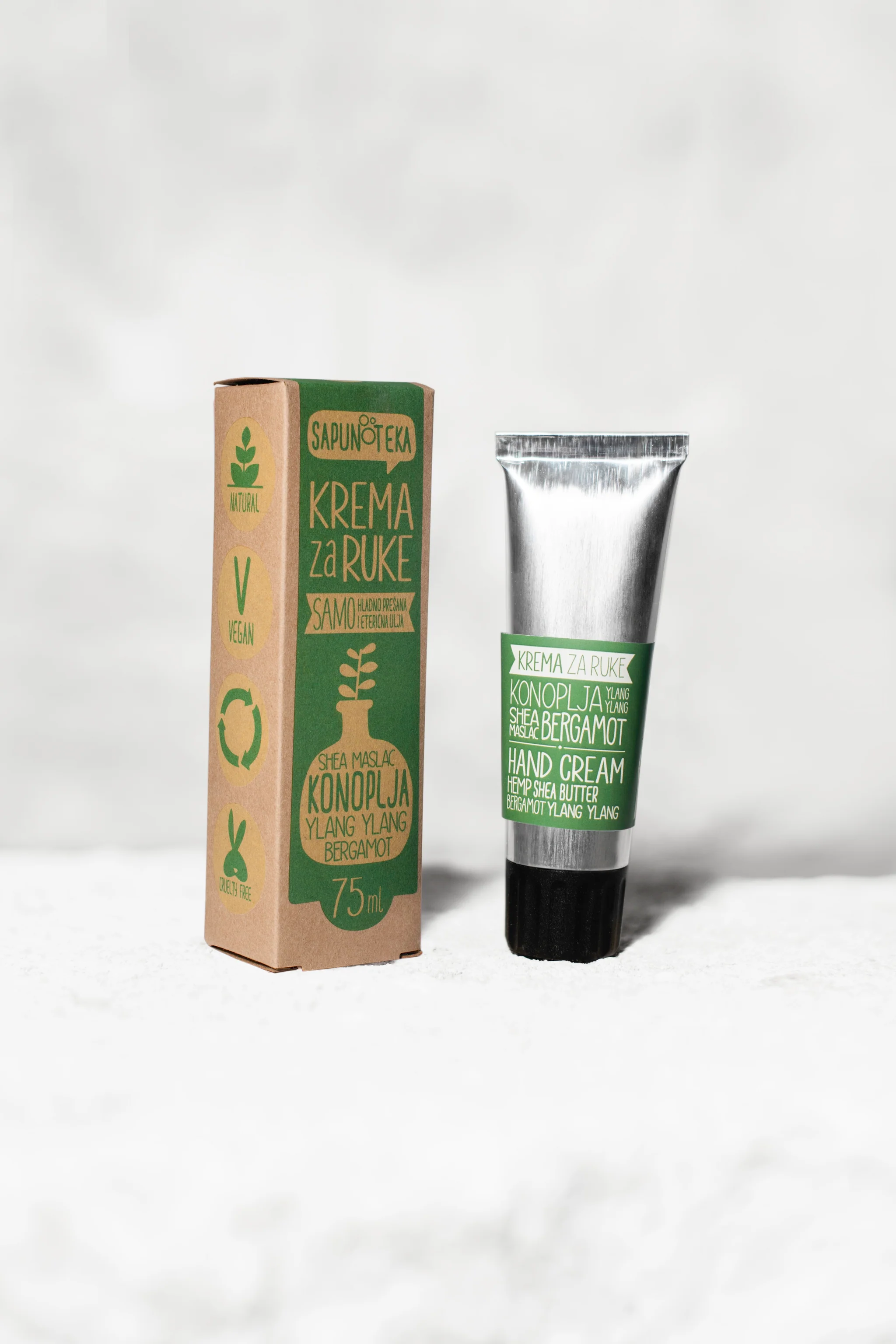 Handcreme aus Shea und Hanf I Sapunoteka